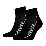 Head Tennis Performance Quarter Socks 2P Black